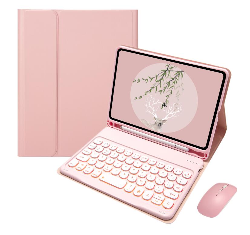 Book Upgraded Candy Keyboard iPad 6 Case Stand