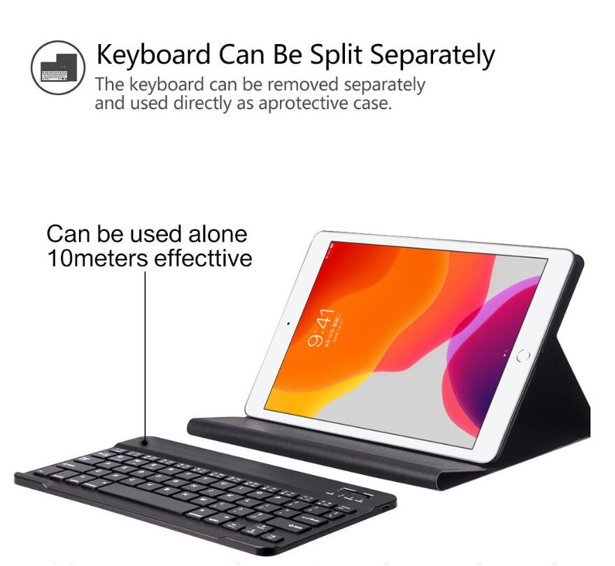 Voltage Classical Keyboard Apple iPad 5 Case Slim Folio Stand