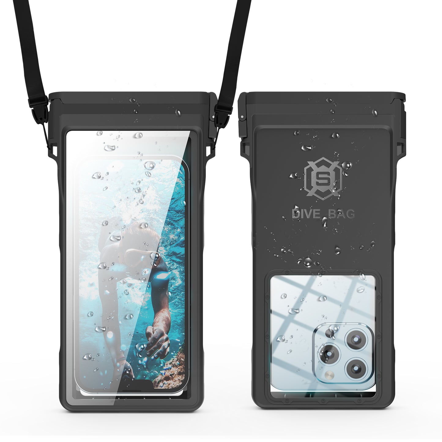 Diving Pouch 15M Waterproof Google Pixel 9 Bag with Lanyard