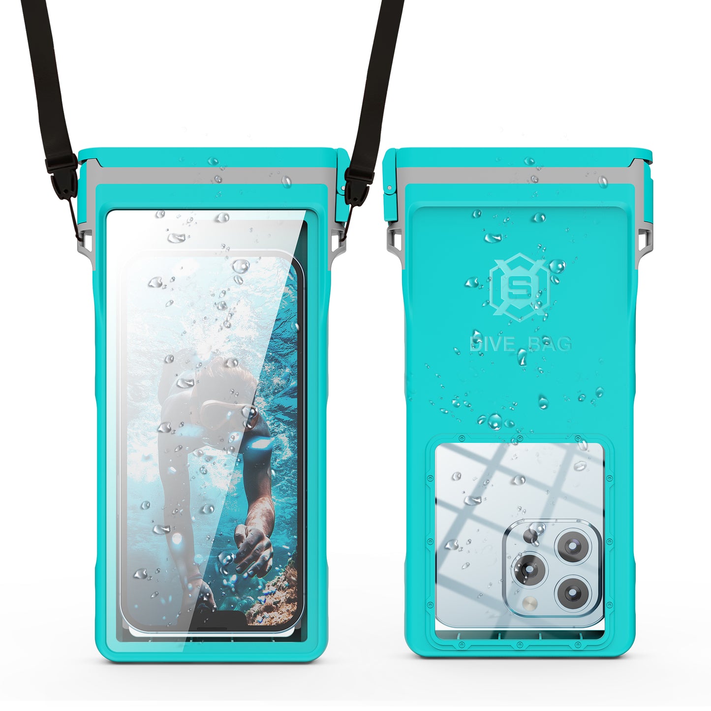 Diving Pouch 15M Waterproof iPhone 8 Bag with Lanyard