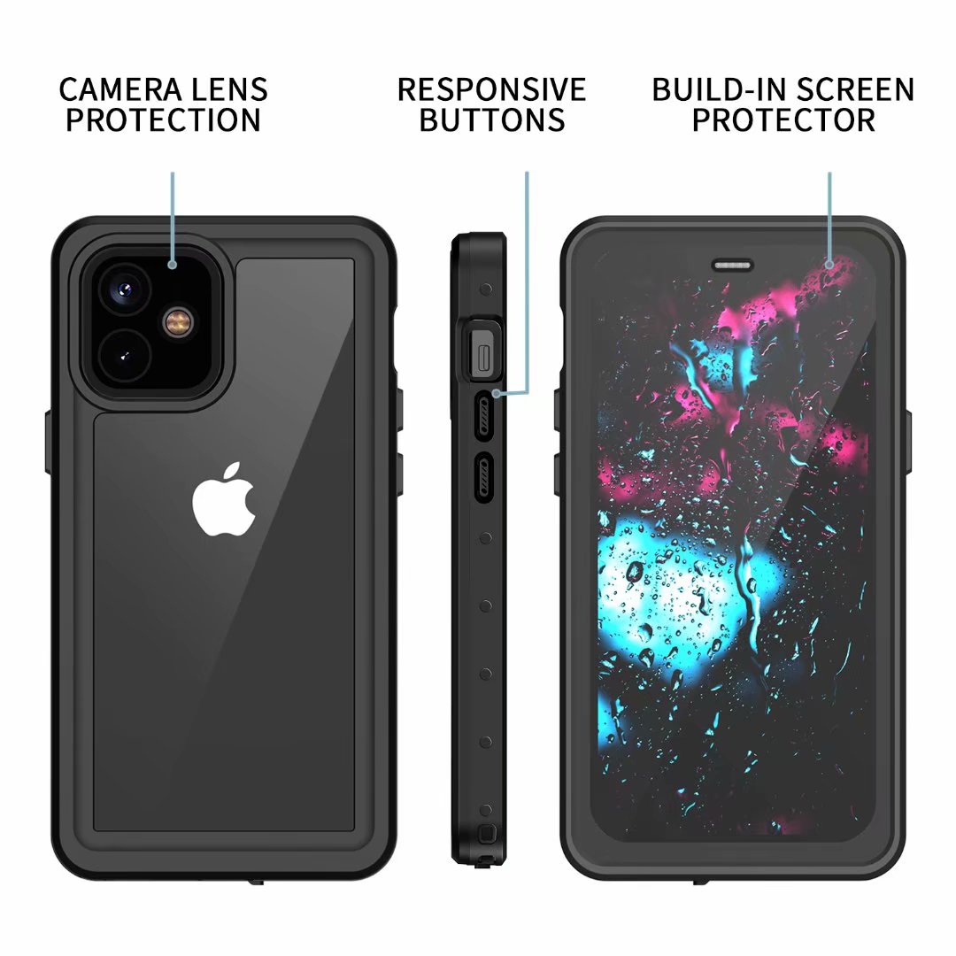 SHELLBOX Dot Waterproof iPhone 12 Mini Phone Case Deep Protection