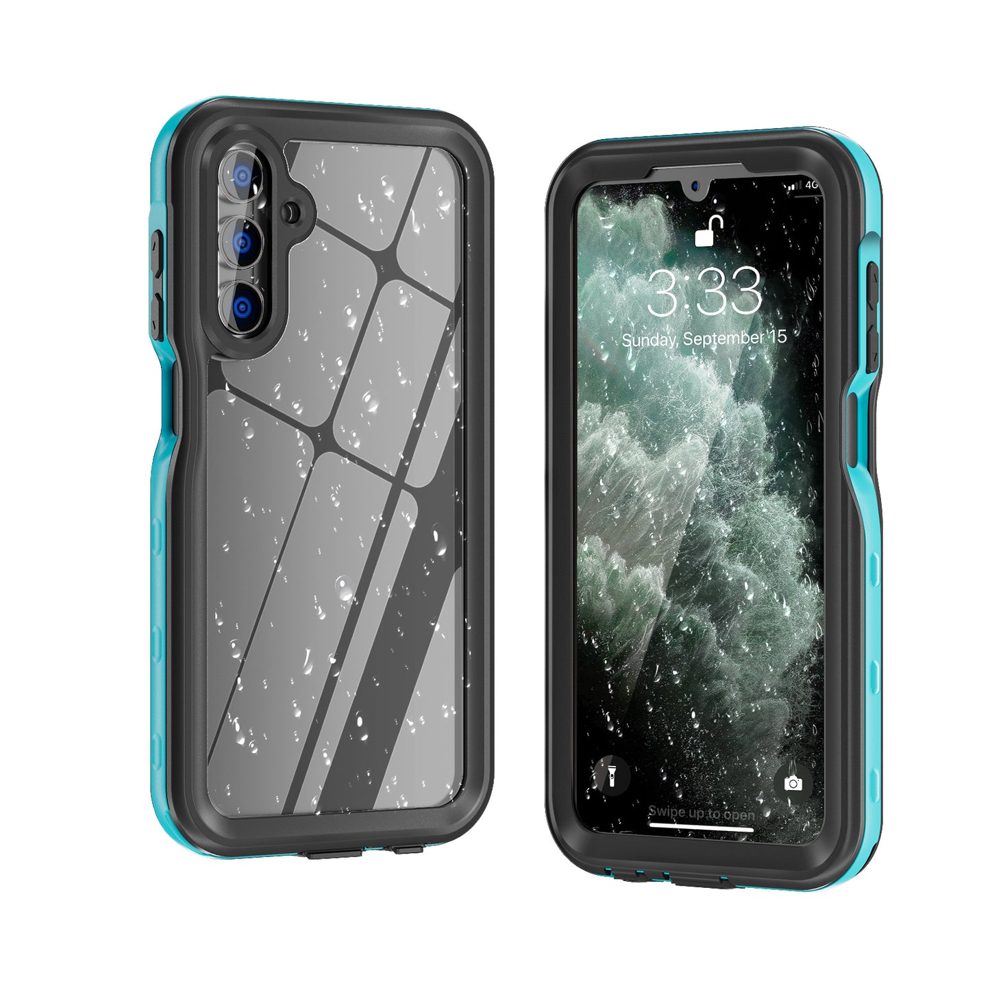 Dot Clear 2M Waterproof Galaxy A15 Case Slim Body