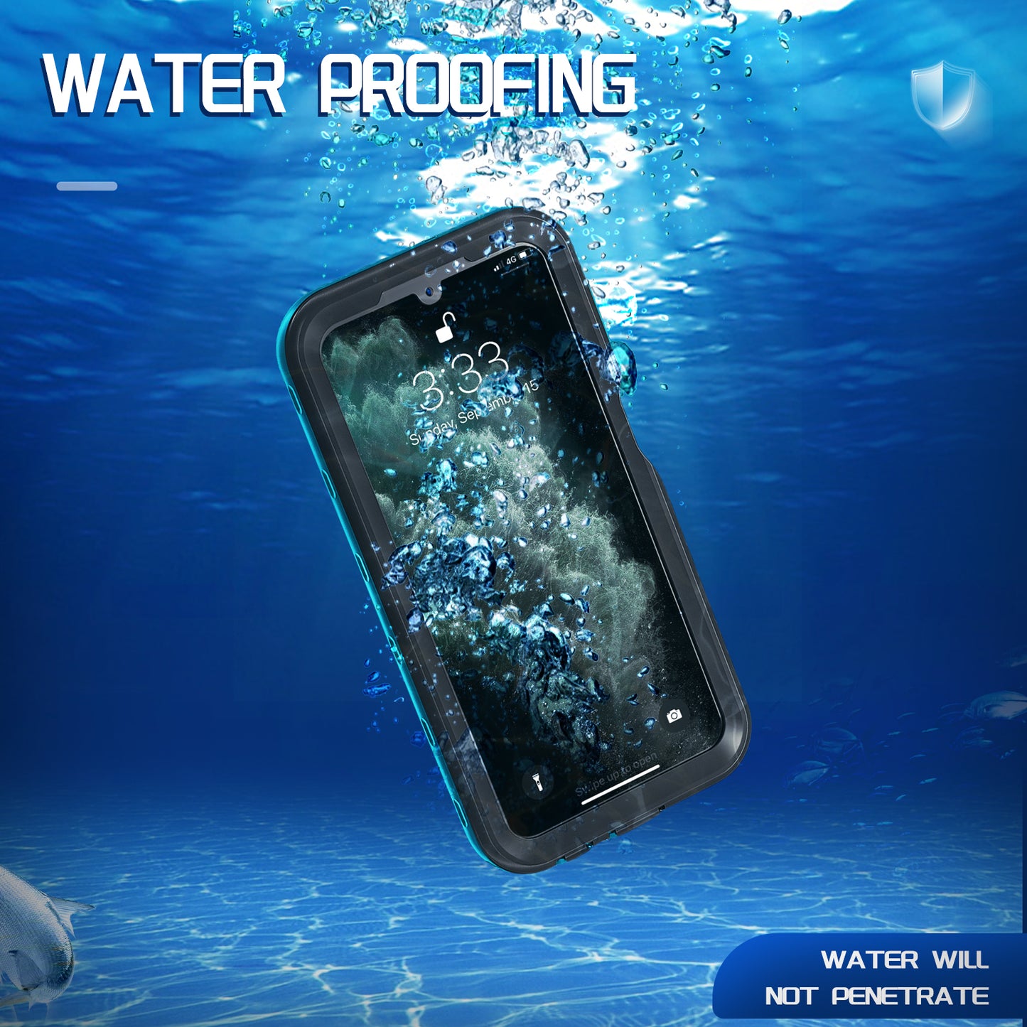 Dot Clear 2M Waterproof Galaxy A15 Case Slim Body