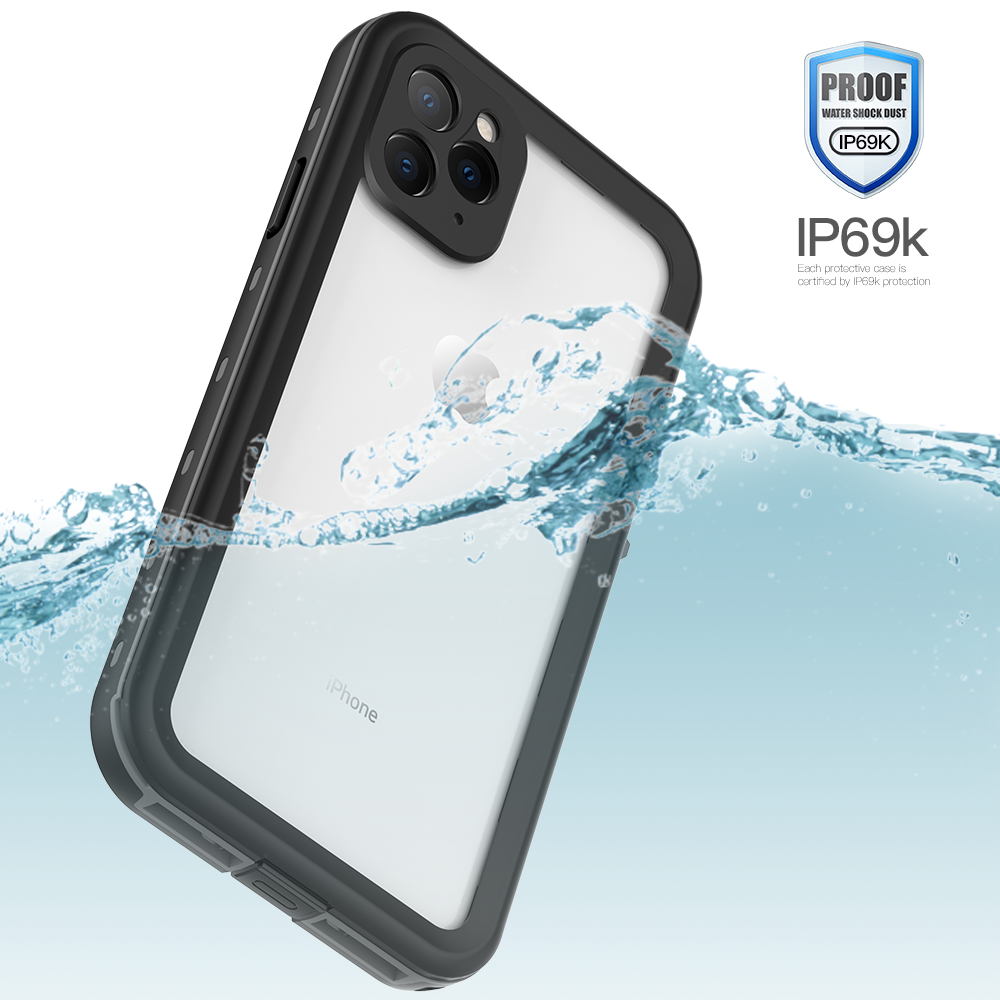 Dot Clear 2M Waterproof iPhone 11 Pro Max Case Slim Body