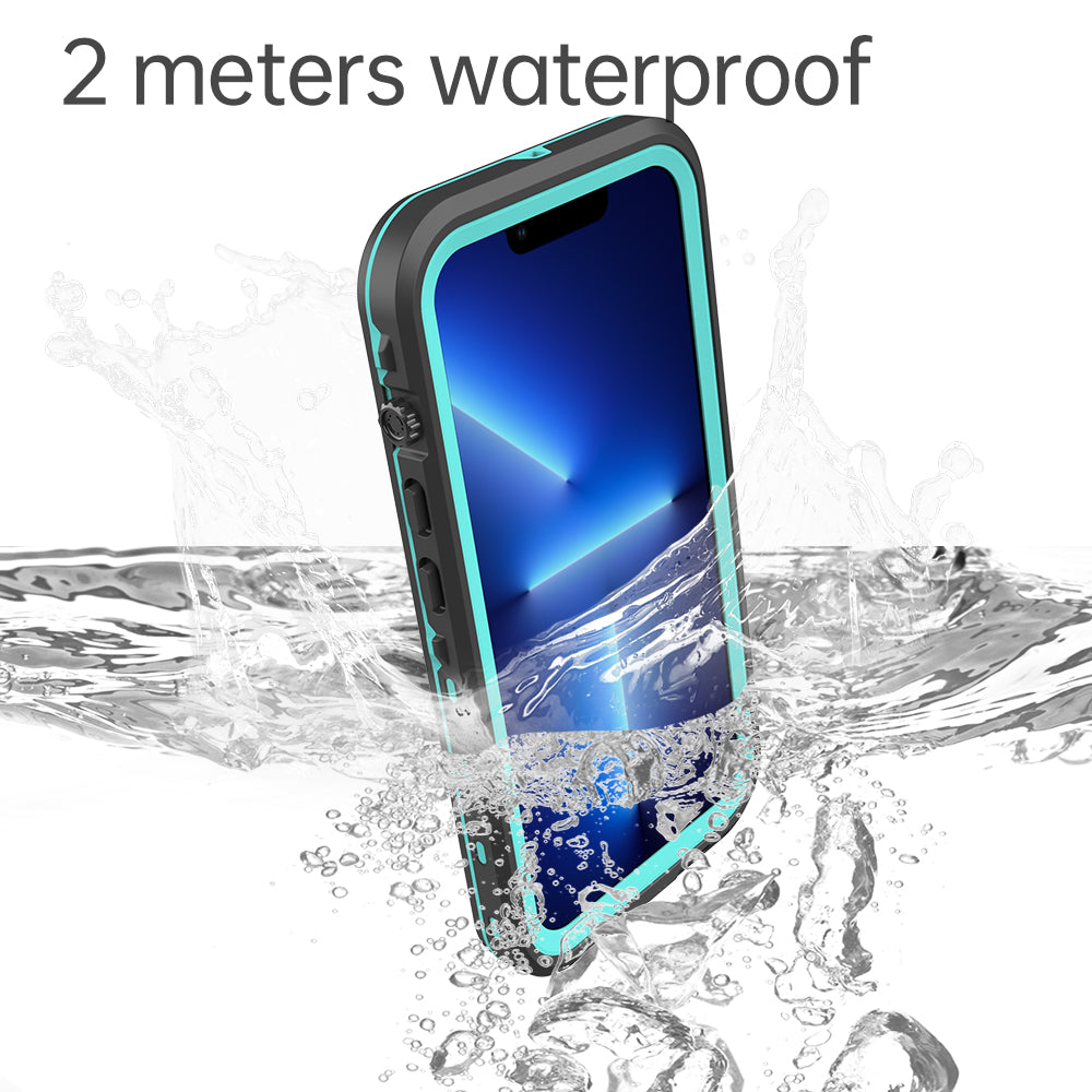 Dot Clear 2M Waterproof iPhone 13 Case Slim Body