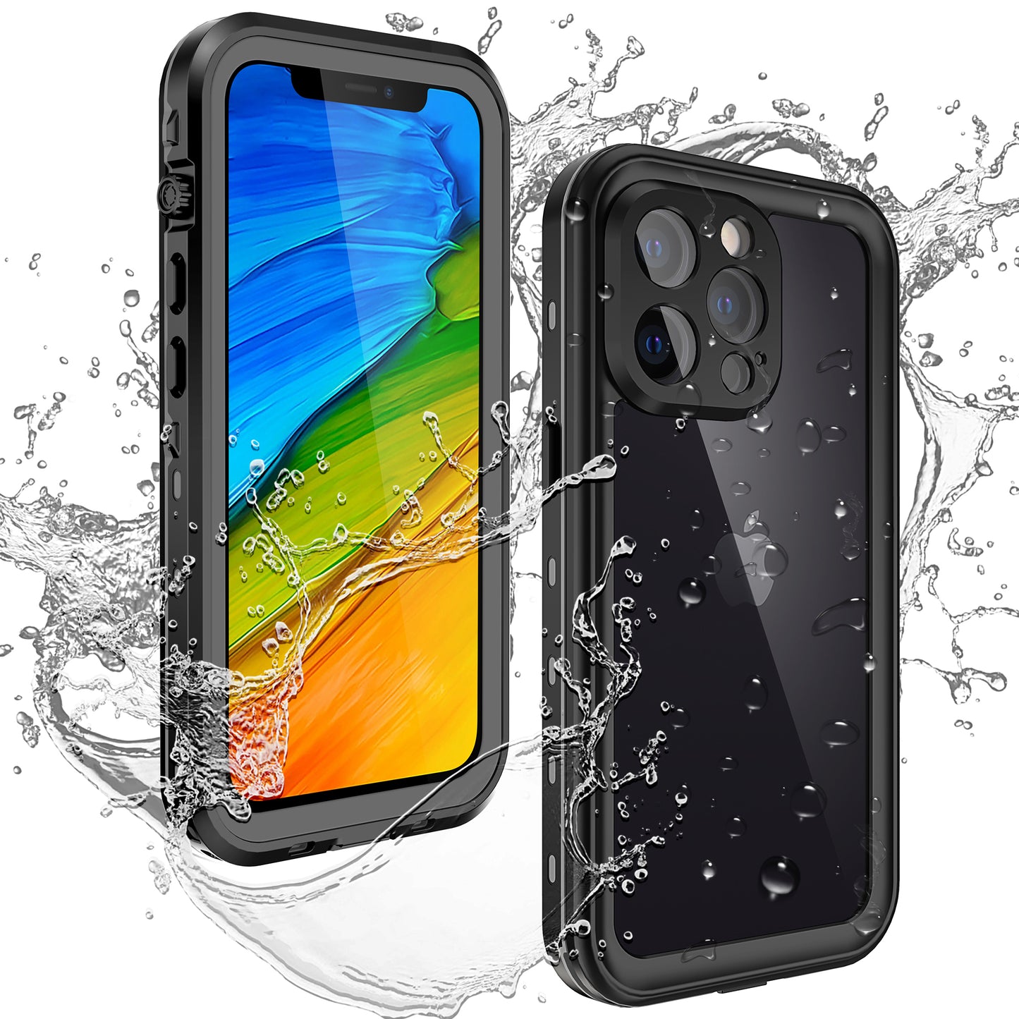 Dot Clear 2M Waterproof iPhone 13 Pro Case Slim Body