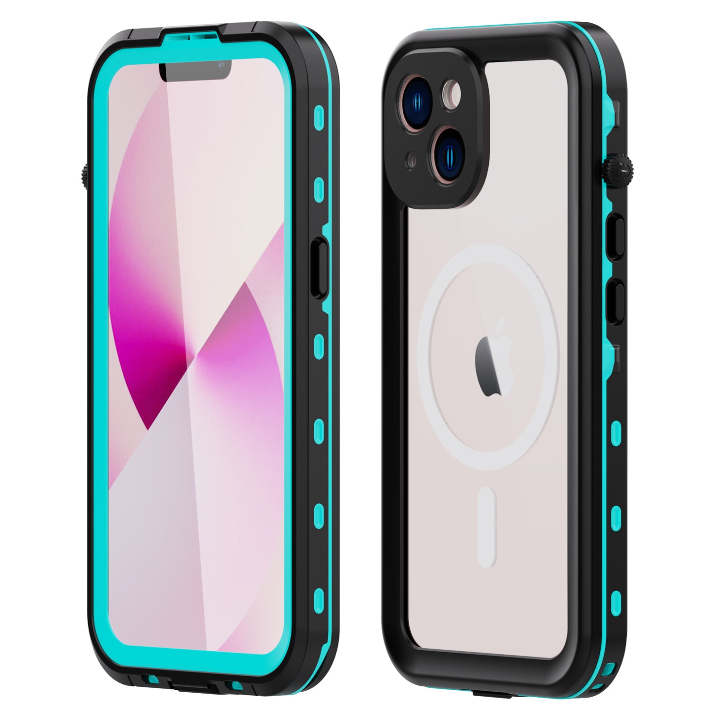 Dot Clear 2M Waterproof iPhone 14 Case Slim Body