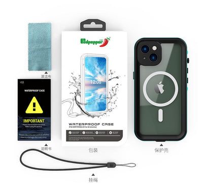 Dot Clear 2M Waterproof iPhone 16 Case Magsafe