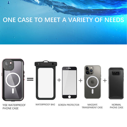 Dot Clear 2M Waterproof iPhone 15 Pro Max Case Slim Body