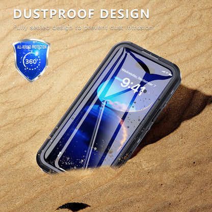 Dot Clear 2M Waterproof iPhone 16 Pro Max Case Slim Body