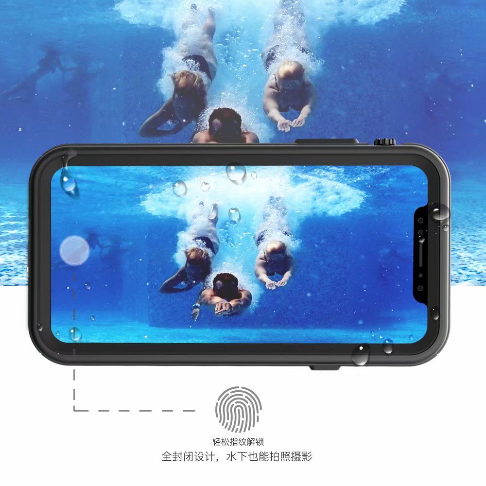 Dot Clear 2M Waterproof iPhone XR Case Slim Body