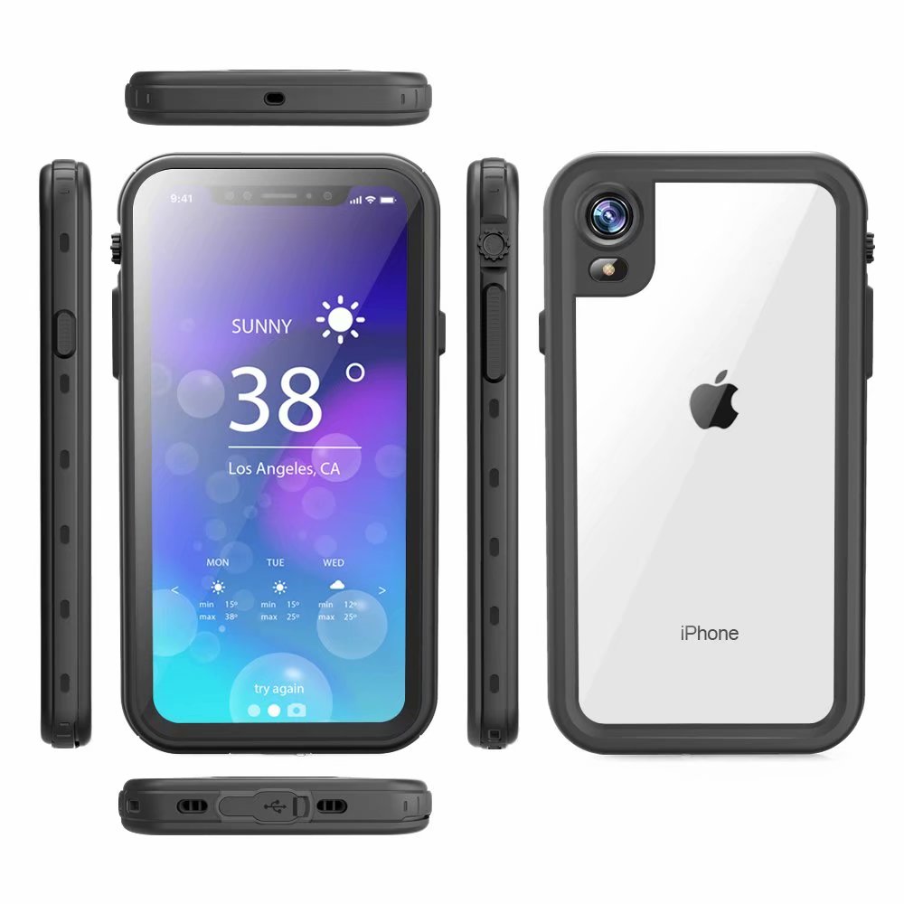 Dot Clear 2M Waterproof iPhone XR Case Slim Body