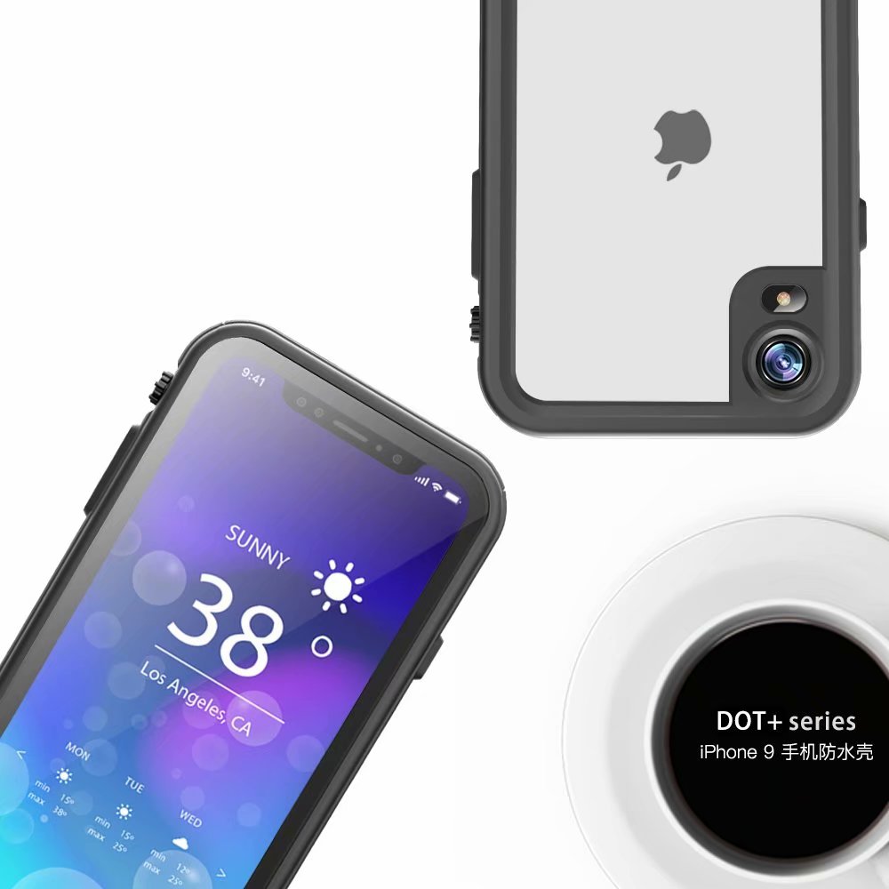 Dot Clear 2M Waterproof iPhone XR Case Slim Body