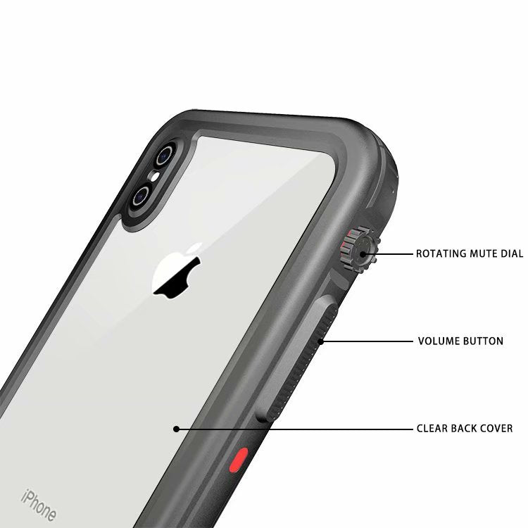 Dot Clear 2M Waterproof iPhone Xs Max Case Slim Body