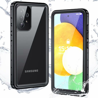 Block Clear Waterproof Galaxy A52s Case Submerged 6.6ft