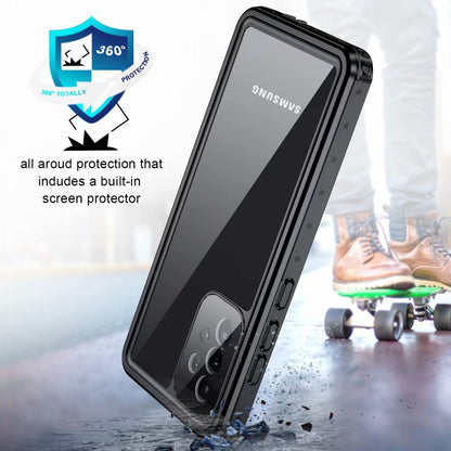 Block Clear Waterproof Galaxy A52s Case Submerged 6.6ft