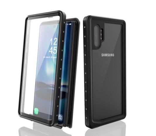 Block Clear Waterproof Galaxy Note10+ Case Submerged 6.6ft