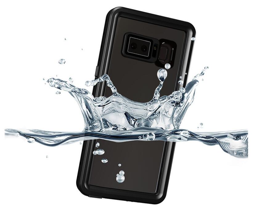 Block Clear Waterproof Galaxy Note8 Case Submerged 6.6ft