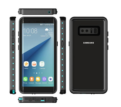 Block Clear Waterproof Galaxy Note8 Case Submerged 6.6ft