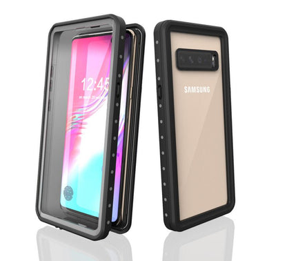 Block Clear Waterproof Galaxy S10 5G Case Submerged 6.6ft