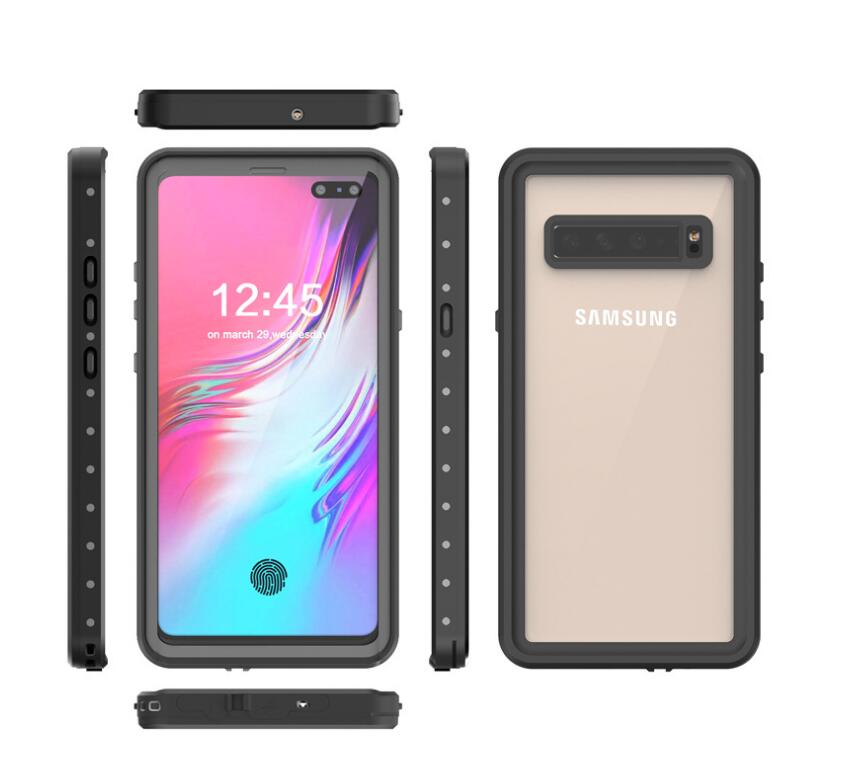 Block Clear Waterproof Galaxy S10 5G Case Submerged 6.6ft