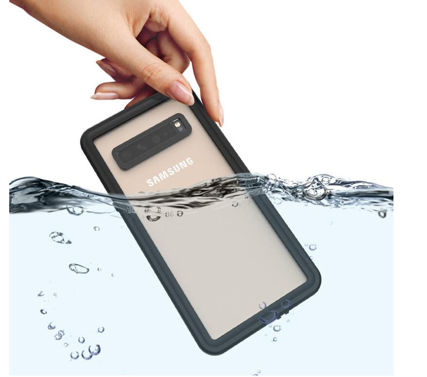 Block Clear Waterproof Galaxy S10 5G Case Submerged 6.6ft