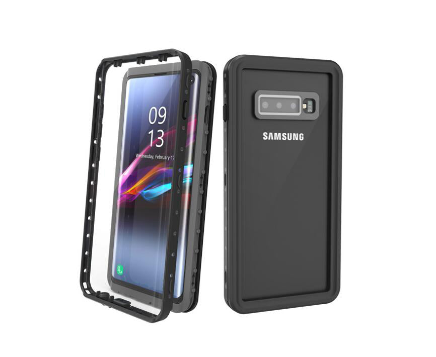 Block Clear Waterproof Galaxy S10+ Case Submerged 6.6ft