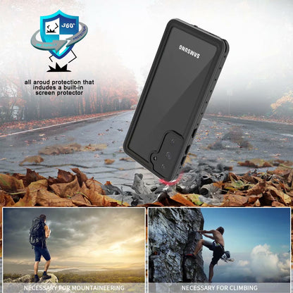 Block Clear Waterproof Galaxy S21 Case Submerged 6.6ft