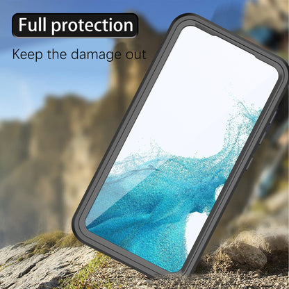 Block Clear Waterproof Galaxy S23 Case Submerged 6.6ft