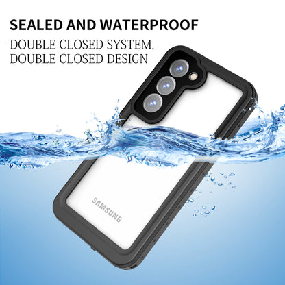 Block Clear Waterproof Galaxy S23 Case Submerged 6.6ft