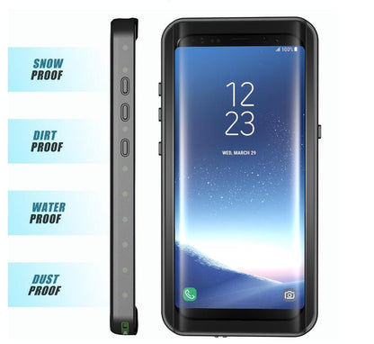 Block Clear Waterproof Galaxy S8 Case Submerged 6.6ft