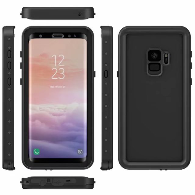 Block Clear Waterproof Galaxy S9 Case Submerged 6.6ft