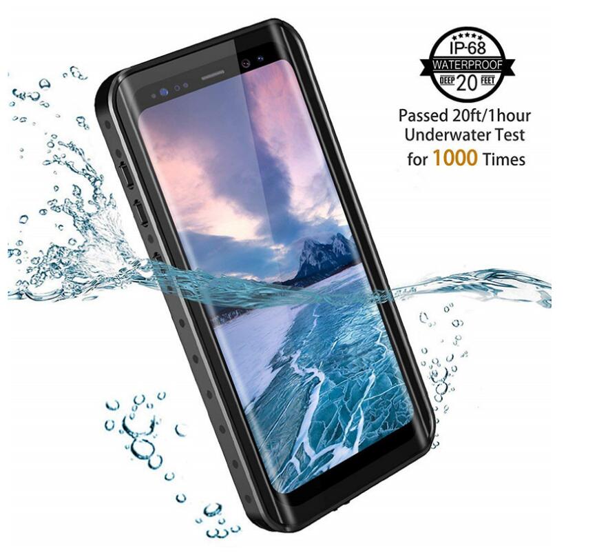 Block Clear Waterproof Galaxy S9+ Case Submerged 6.6ft