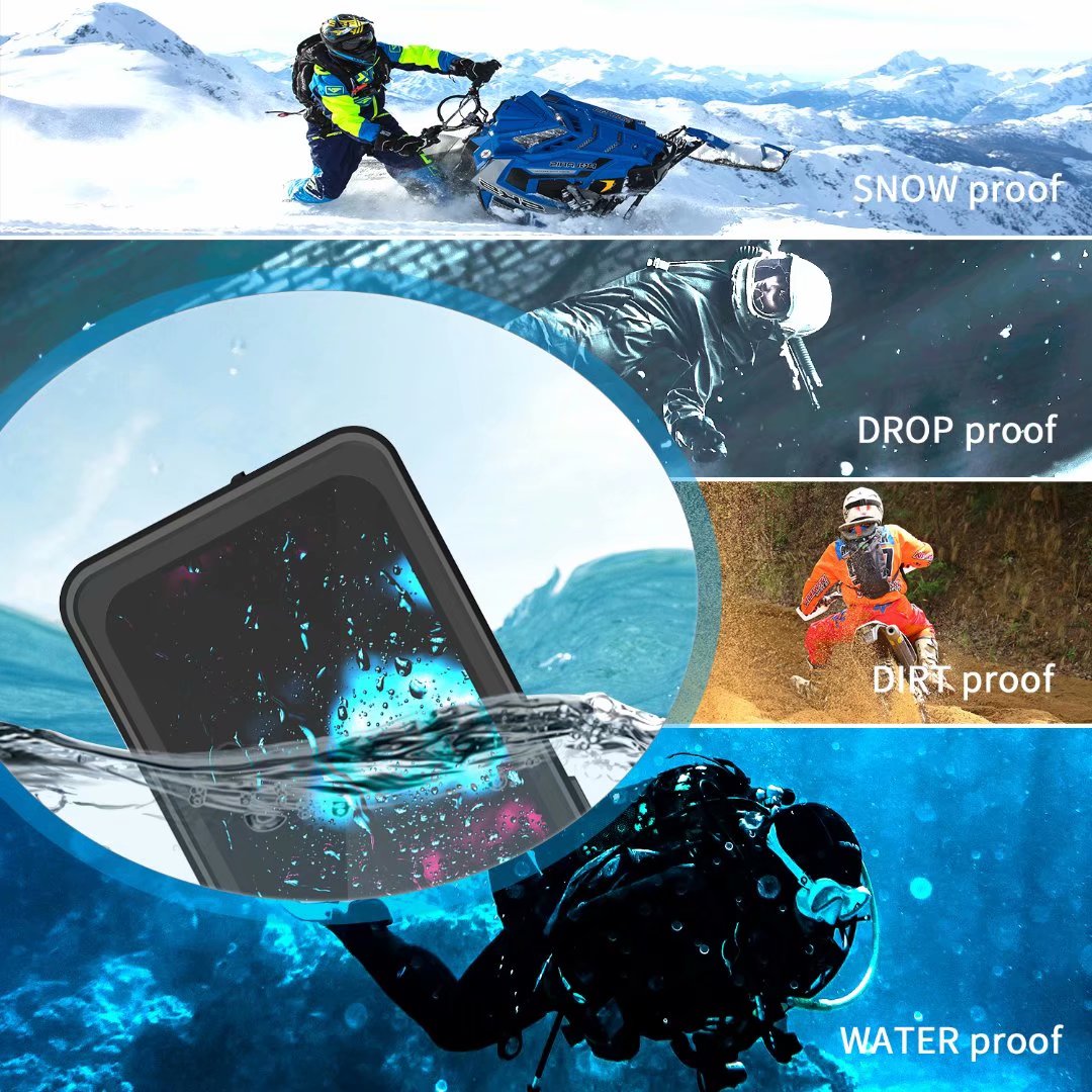 Block Clear Waterproof iPhone 12 Case Submerged 6.6ft