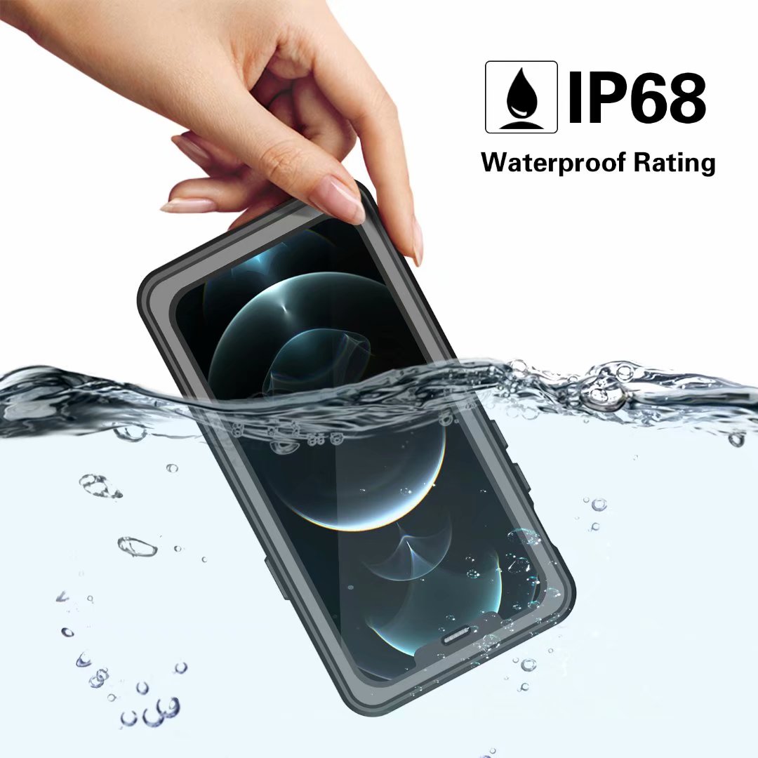 Block Clear Waterproof iPhone 12 Pro Max Case Submerged 6.6ft