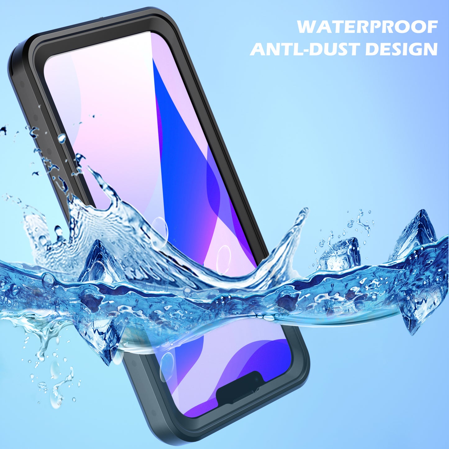 Block Clear Waterproof iPhone 13 Case Submerged 6.6ft