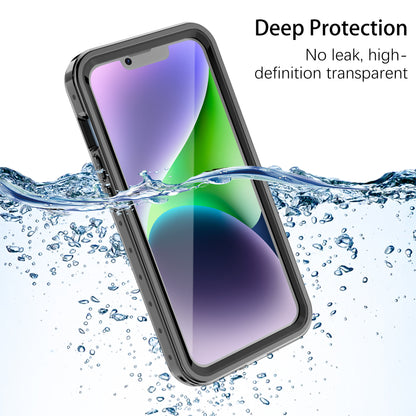 Block Clear Waterproof iPhone 14 Plus Case Submerged 6.6ft