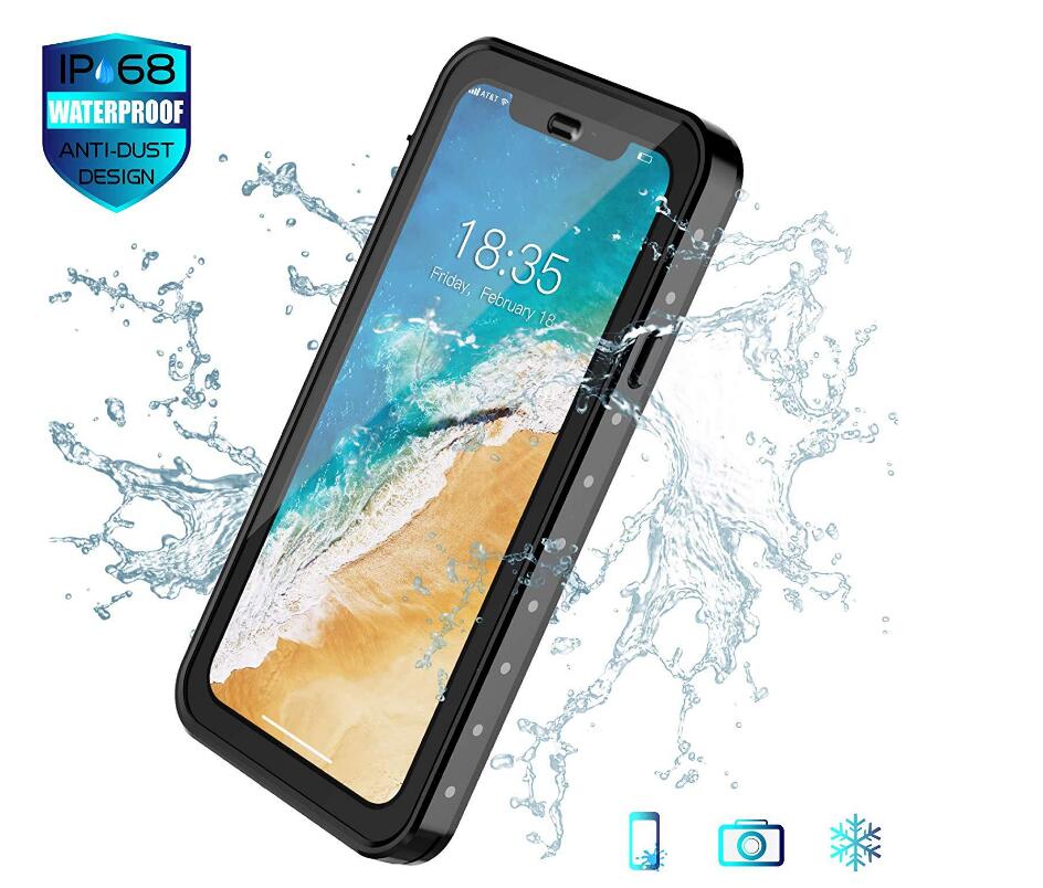 Block Clear Waterproof iPhone XR Case Submerged 6.6ft