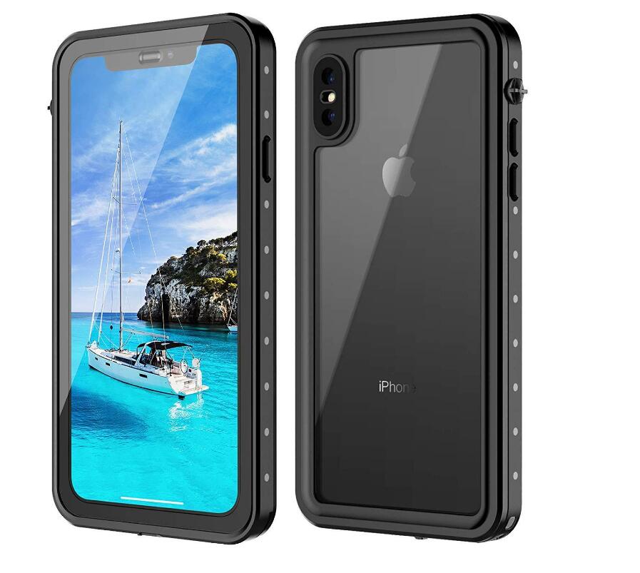 Block Clear Waterproof iPhone X Xs Case Submerged 6.6ft