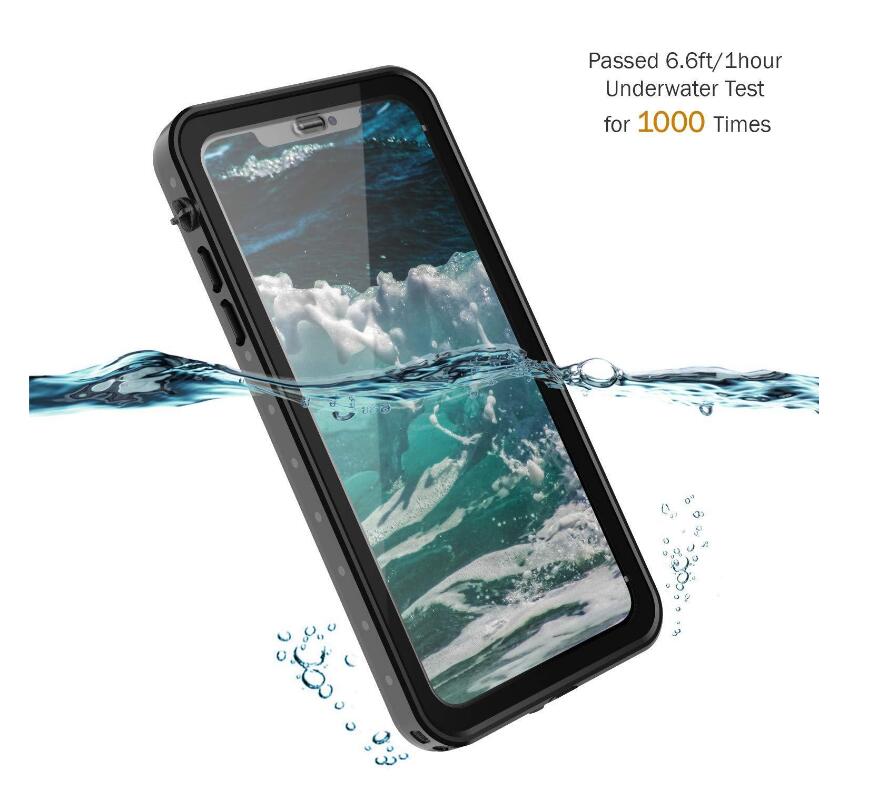 Block Clear Waterproof iPhone X Xs Case Submerged 6.6ft