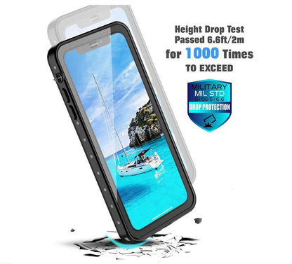 Block Clear Waterproof iPhone X Xs Case Submerged 6.6ft