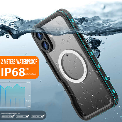 Ultra Thin IP68 Waterproof iPhone 16 Plus Case Bumper