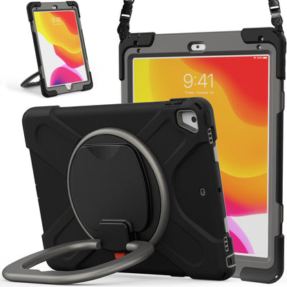 Pirate Box Apple iPad 6 Case Hook Stand Rotating Hand Shoulder Strap