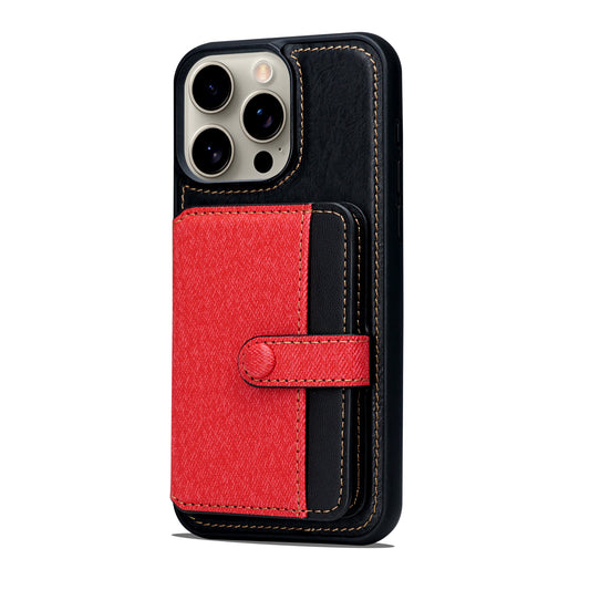 Assorted Colors Leather Apple iPhone 11 Case Card Holder