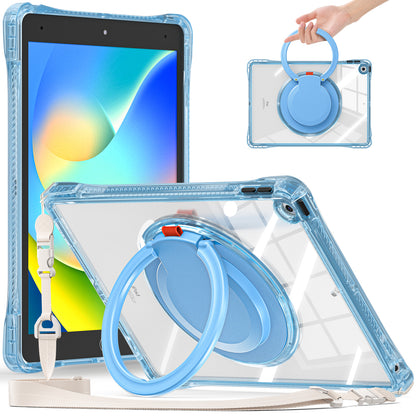 Defense Hook Stand iPad 9 Case Transparent Rotating