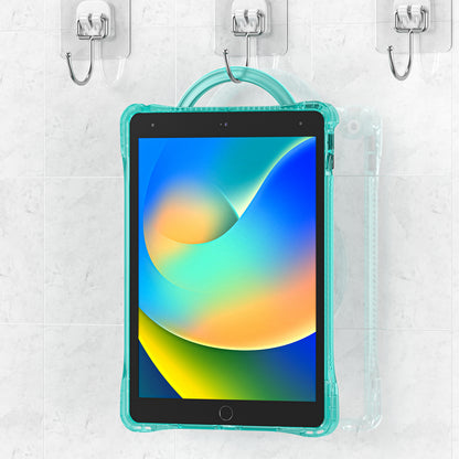 Defense Hook Stand iPad 9 Case Transparent Rotating