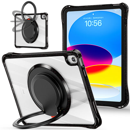 Defense Hook Stand iPad 10 Case Transparent Rotating