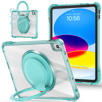 Defense Hook Stand iPad 10 Case Transparent Rotating