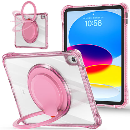 Defense Hook Stand iPad 10 Case Transparent Rotating