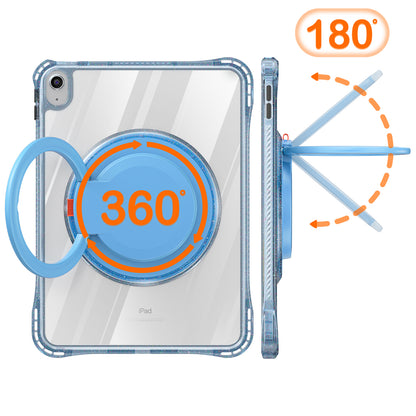 Defense Hook Stand iPad 10 Case Transparent Rotating